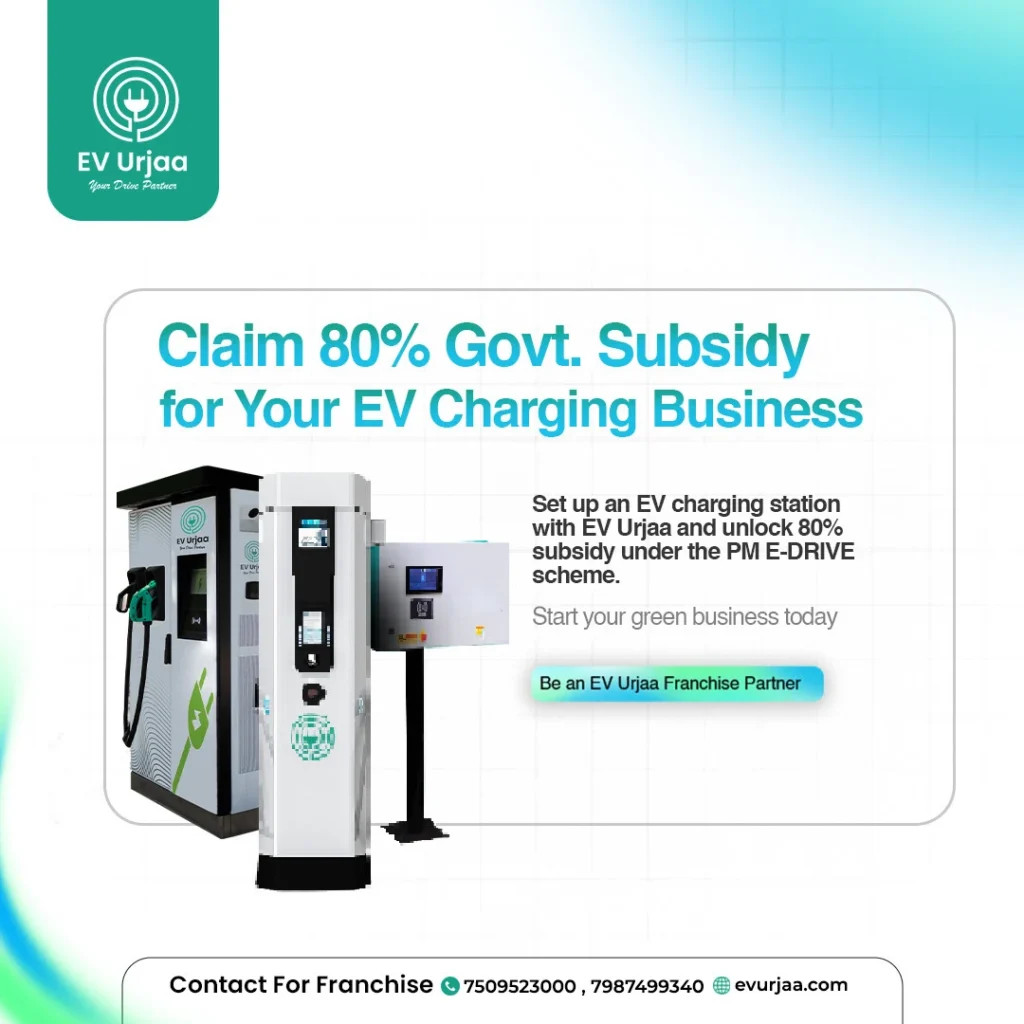 Government Subsidy Instagram post for EV Urjaa client of 4k media marketing | Digital marketing company in Indore