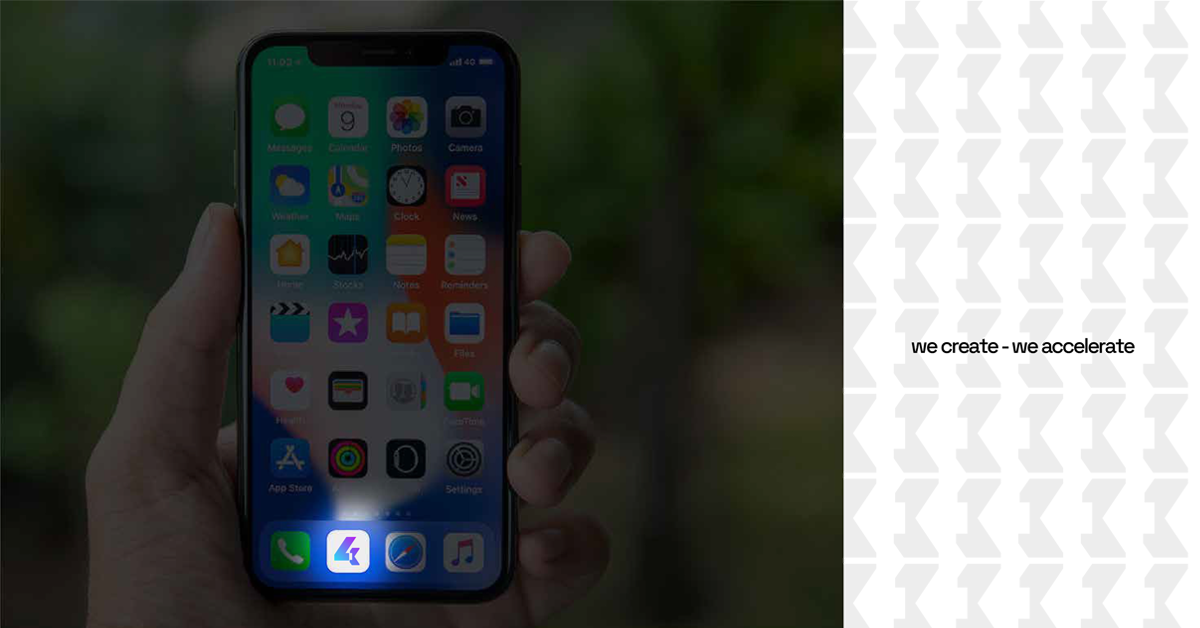 4k media marketing logo app icon mockup created by 4k media marketing | Digital Marketing Company in Indore